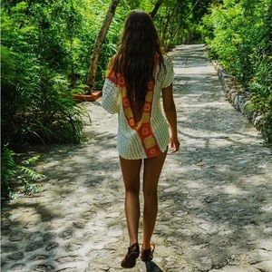 Vintage Hand-Crocheted Cover up